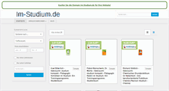 Desktop Screenshot of im-studium.de